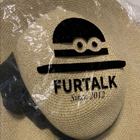 Furtalk UV Elegant Tan Hat with Black Ribbon - Picture 6 of 6